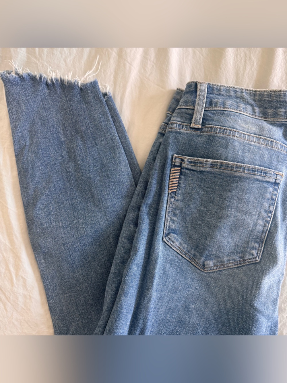 PAIGE Hoxton High Waist Crop Angled Ultra Skinny Jeans (Dacey) - Picture 8 of 10